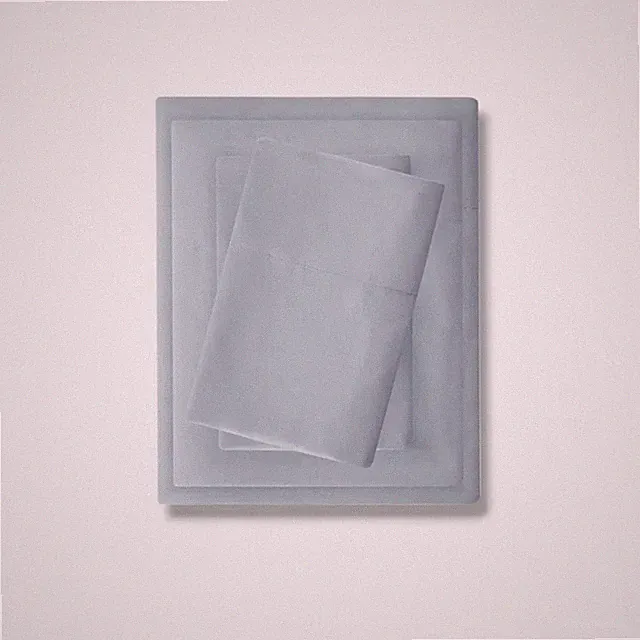 Madison Park Blue 3M-Microcell™ Solid 3-Pc. Sheet Set- Size: Twin XL