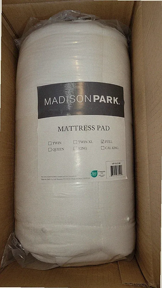 Madison Park Cloud Soft Mattress Pad Full Size White