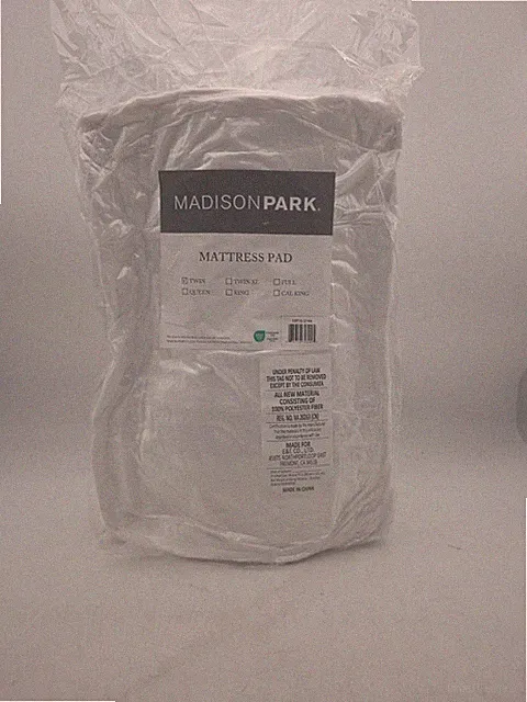 Madison Park Cloud Soft Overfilled Plush Waterproof Mattress Pad Twin