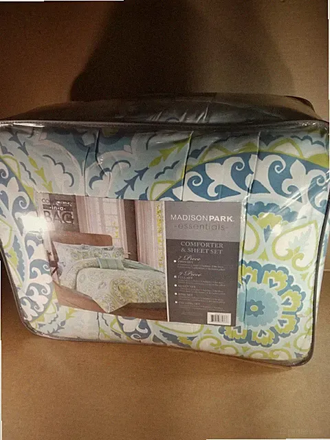 Madison Park Essentials 9 Piece Comforter & Sheet Set