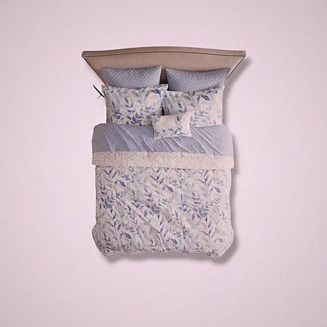 Madison Park Essentials Blue Sofia Reversible 8 Piece Comforter Set- Full