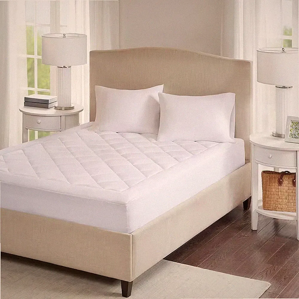 Madison Park Harmony Plush Deep Pocket Waterproof Polyester Full Mattress Pad