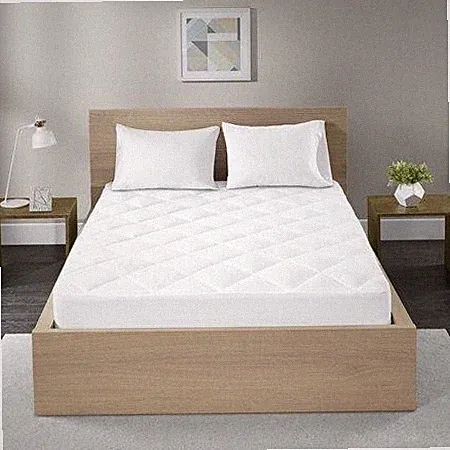 Madison Park Quiet Nights White Protector Waterproof Mattress Pad Twin XL
