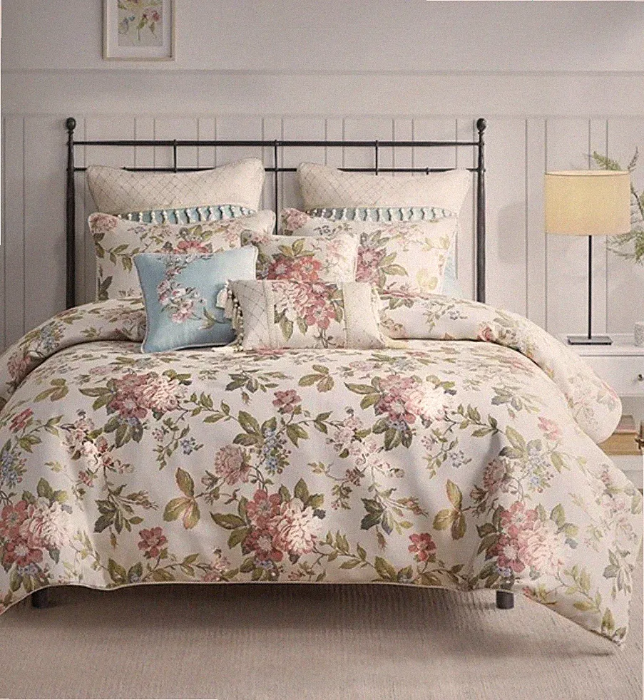 Madison Park Signature Carolyn 9-Piece Polyester Comforter Set in Multi-Color