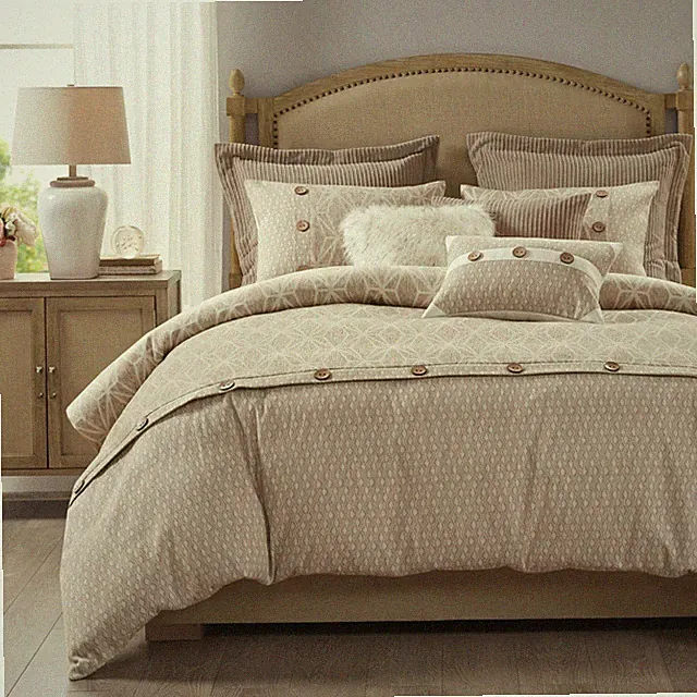 Madison Park Signature Grace Geometric Oversized Jacquard Comforter Set
