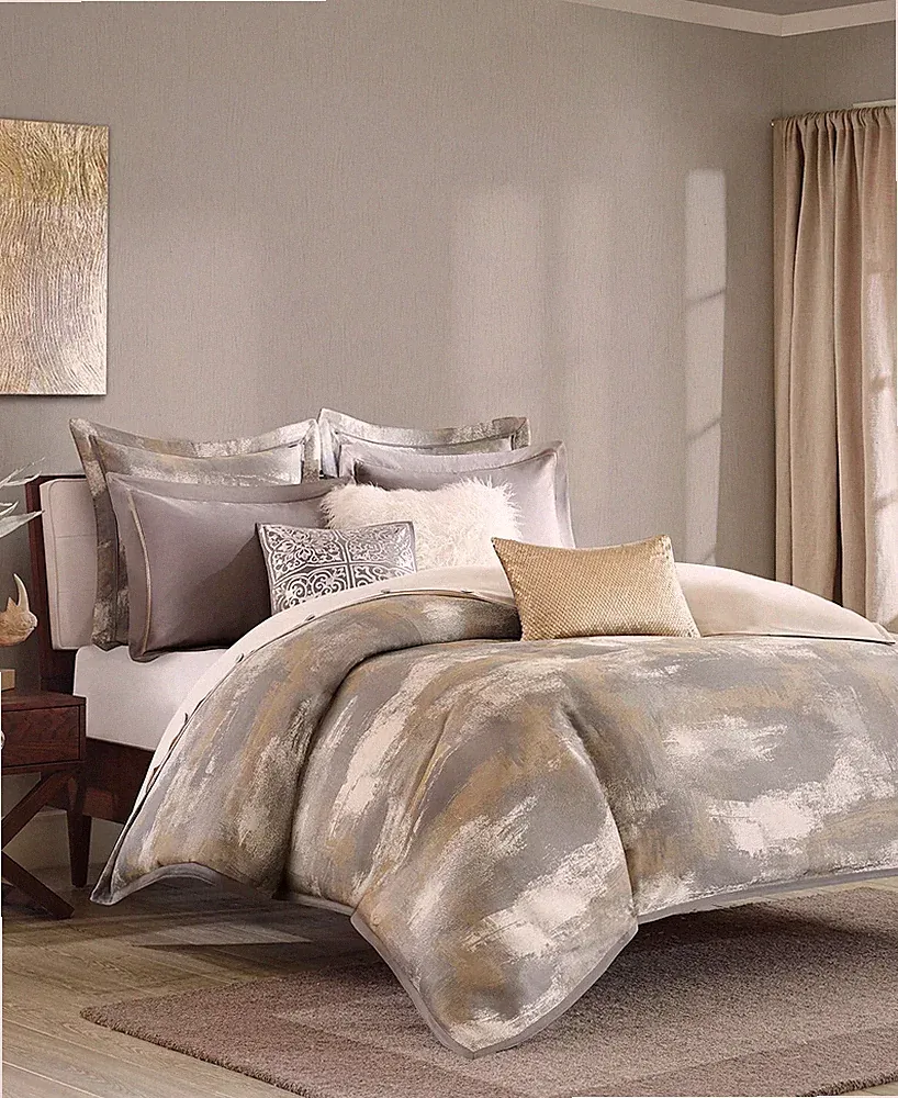 Madison Park Signature Hampton Hill Graphix Jacquard 9-Pc. Comforter Set - KING