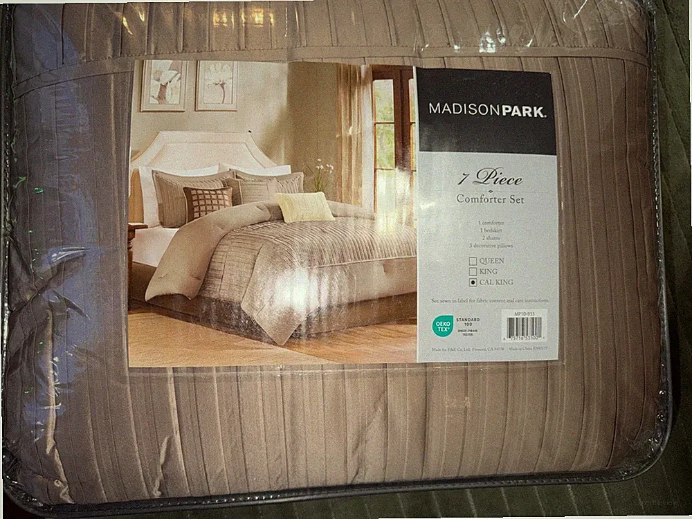 Madison Park Trinity 7 Piece Comforter Set King/California King New