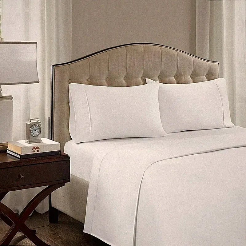 Set of 2 Madison Park 1500 Thread Count Cotton Blend Pillowcases, King, 20” x 40