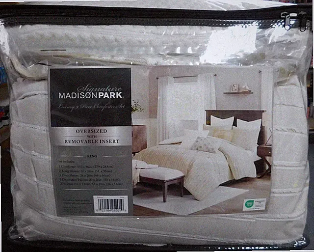Signature Madison Park 9 Piece King Size Comforter Set Brand New, Never Used